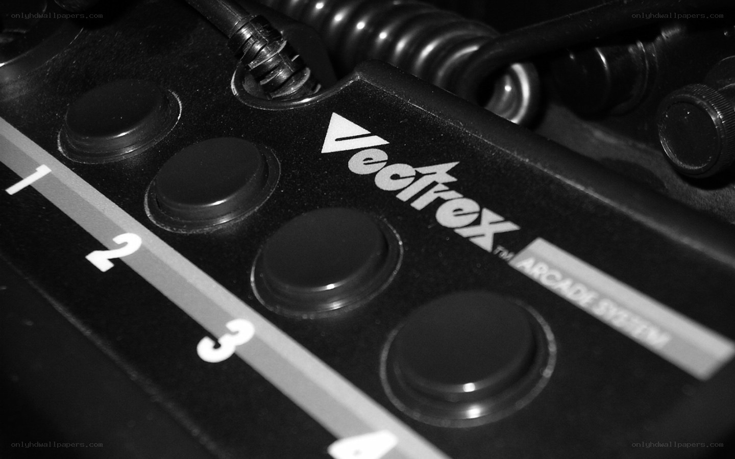Vectrex arcade system buttons