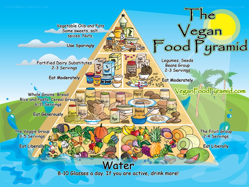 vegan food pyramid guide