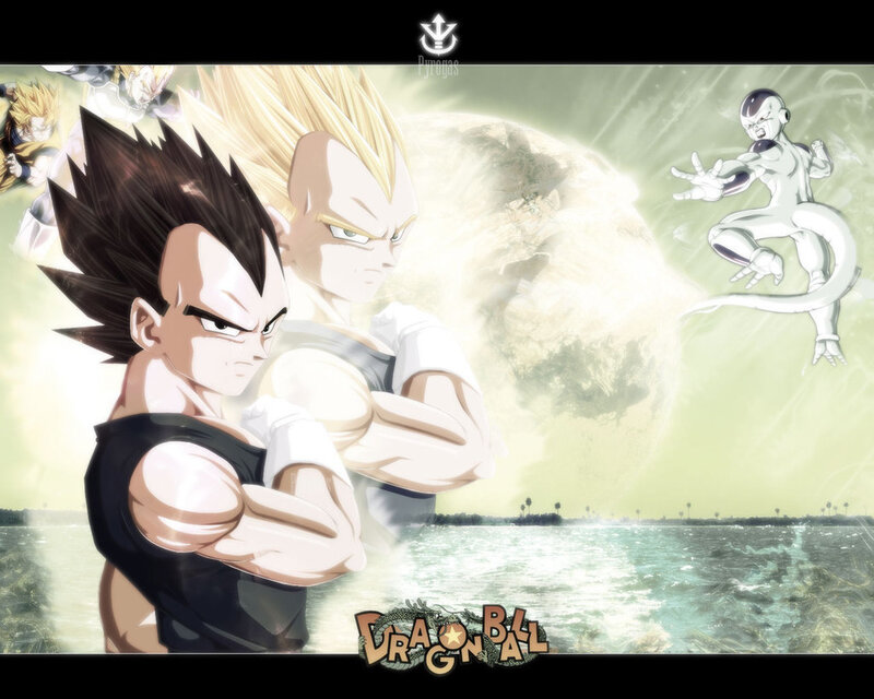Vegeta and Frieza in Dragon Ball