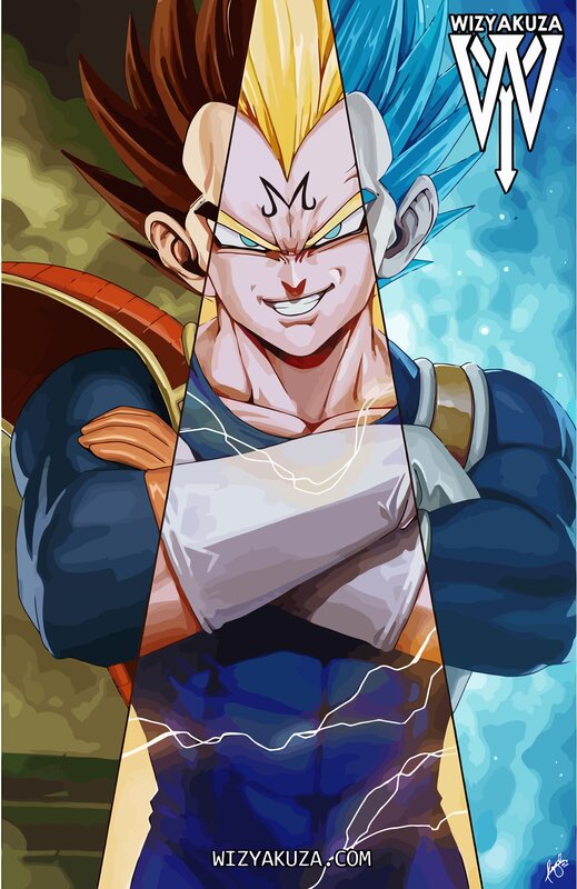 Vegeta Character — Blue