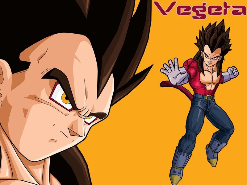Vegeta Character — Orange
