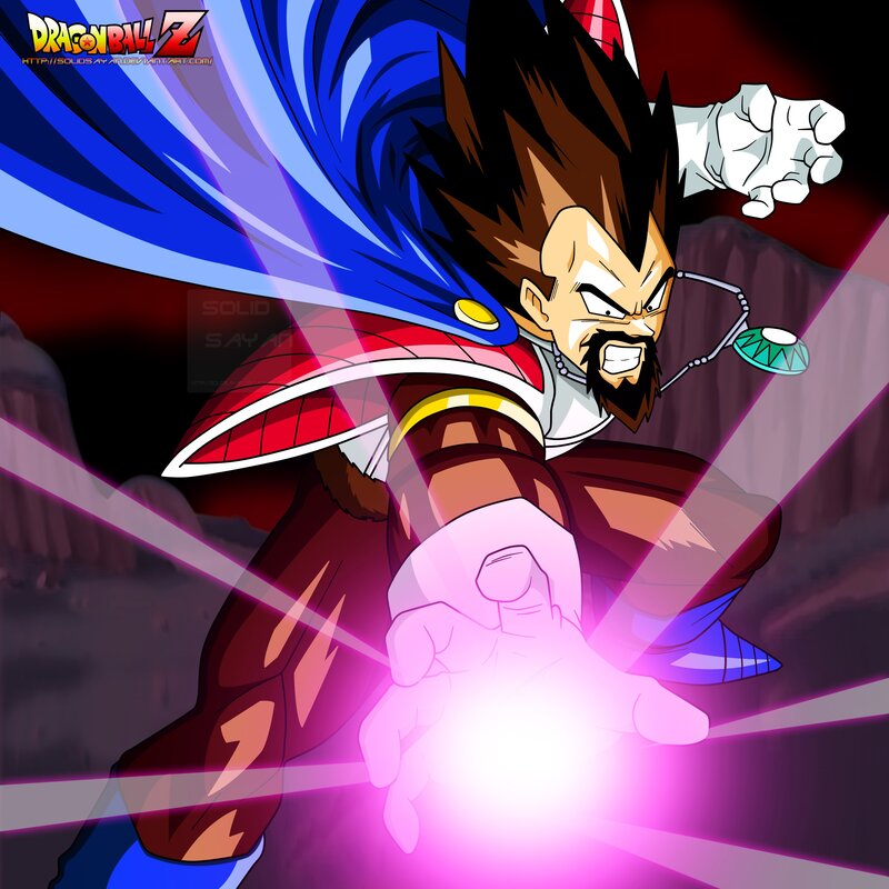 Vegeta charging a energy blast