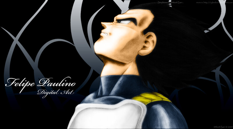 Vegeta digital art