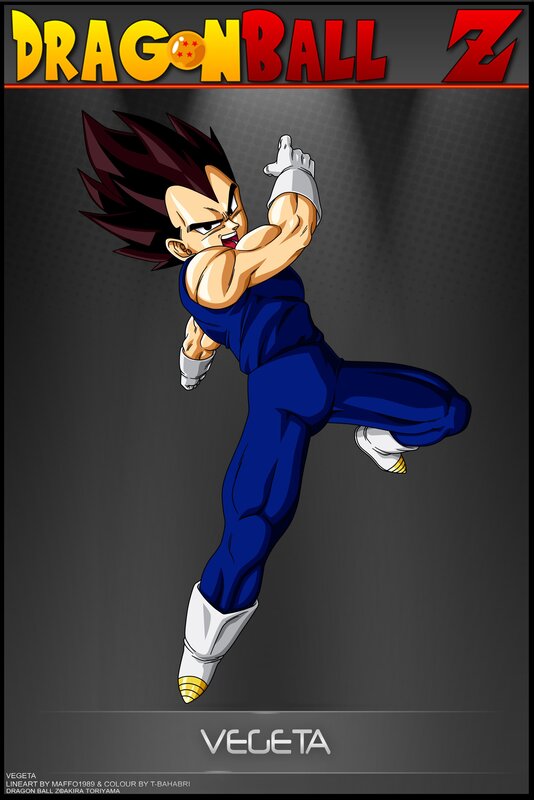 Vegeta in action