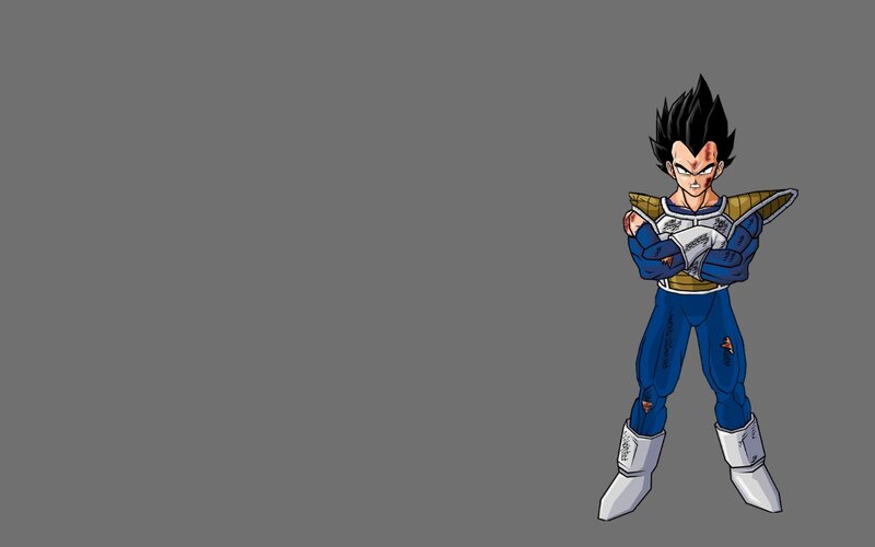 Vegeta in Battle Armor — Blue