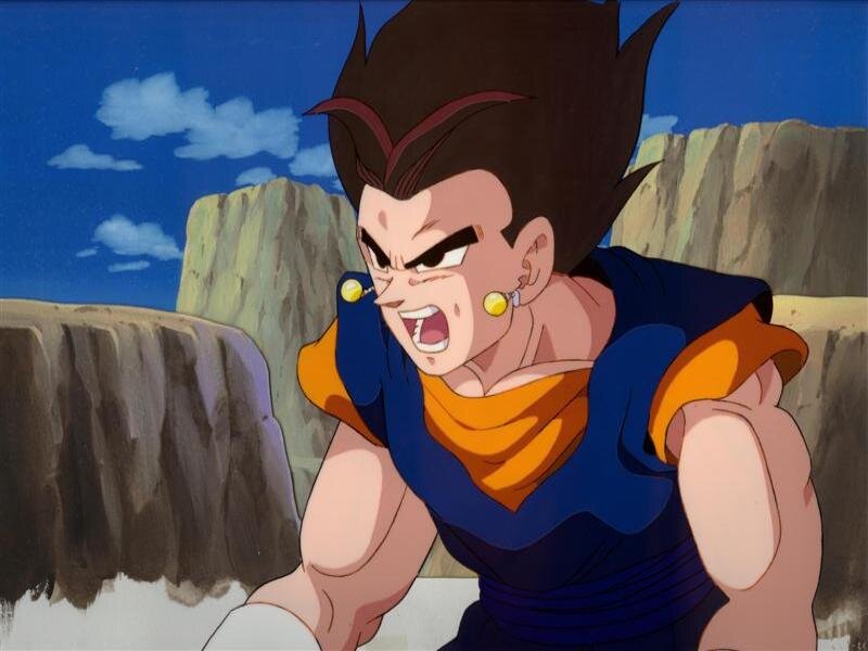 Vegeta in Blue and Orange