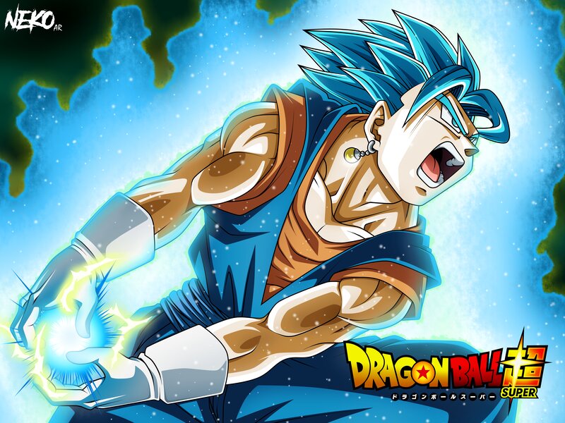 Vegeta in Blue Form — Dramatic, Anime