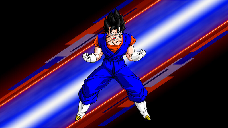 Vegeta in Blue Suit — Dramatic