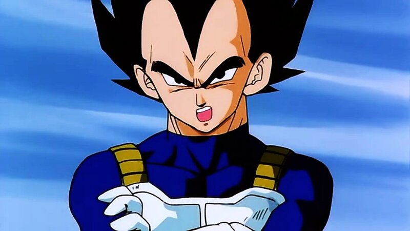 Vegeta in Blue Suit — Intense, Anime
