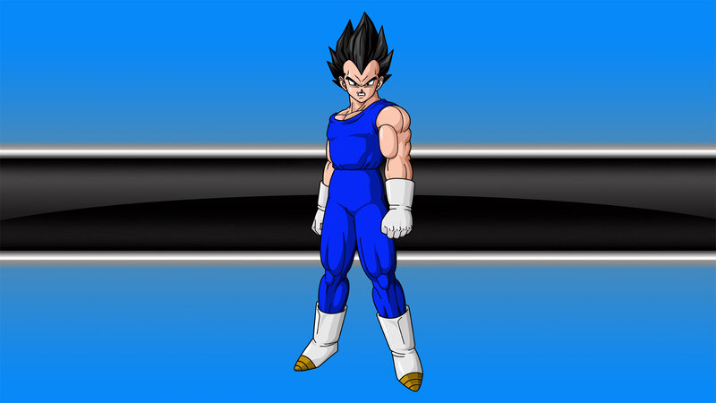 Vegeta in Blue Suit