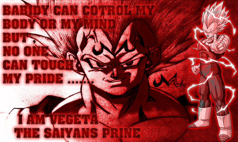Vegeta in Red Aura