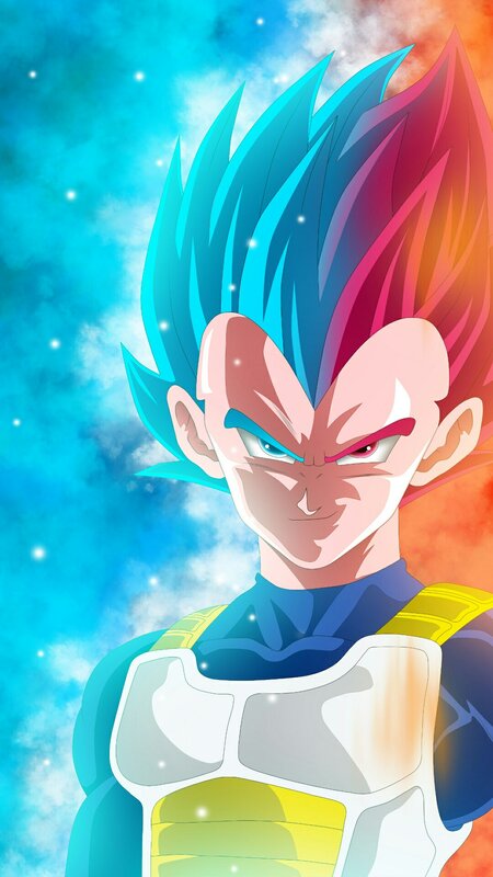 Vegeta in Super Saiyan Blue — Dramatic