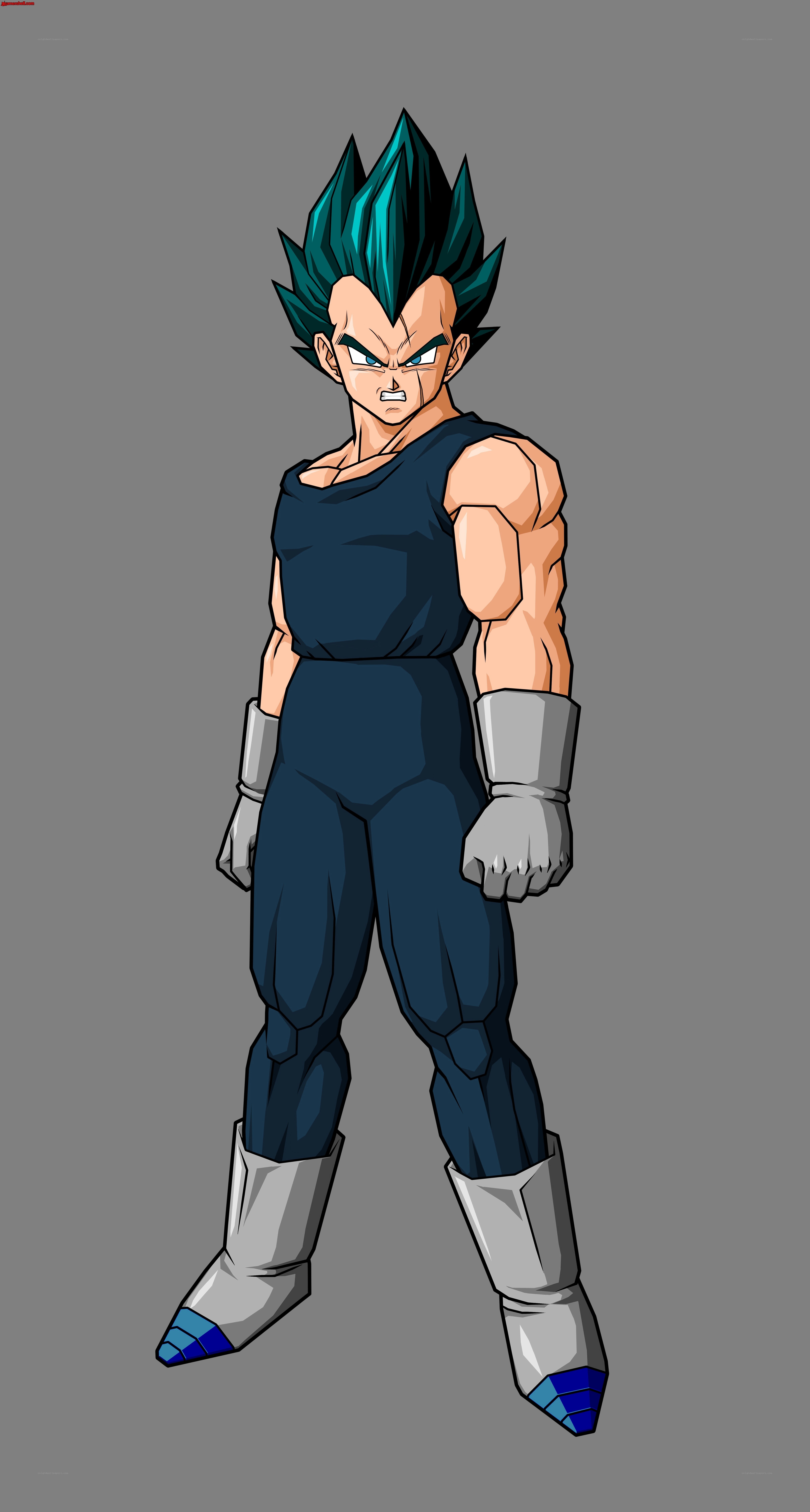 Vegeta in Super Saiyan Blue