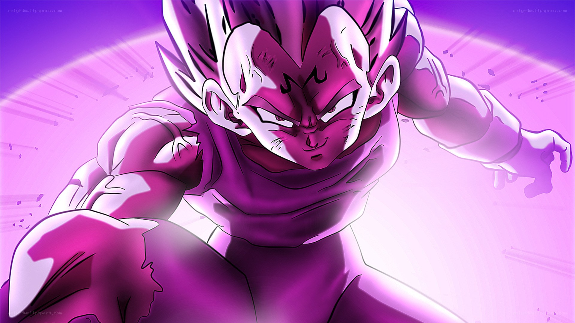 Vegeta in Super Saiyan form
