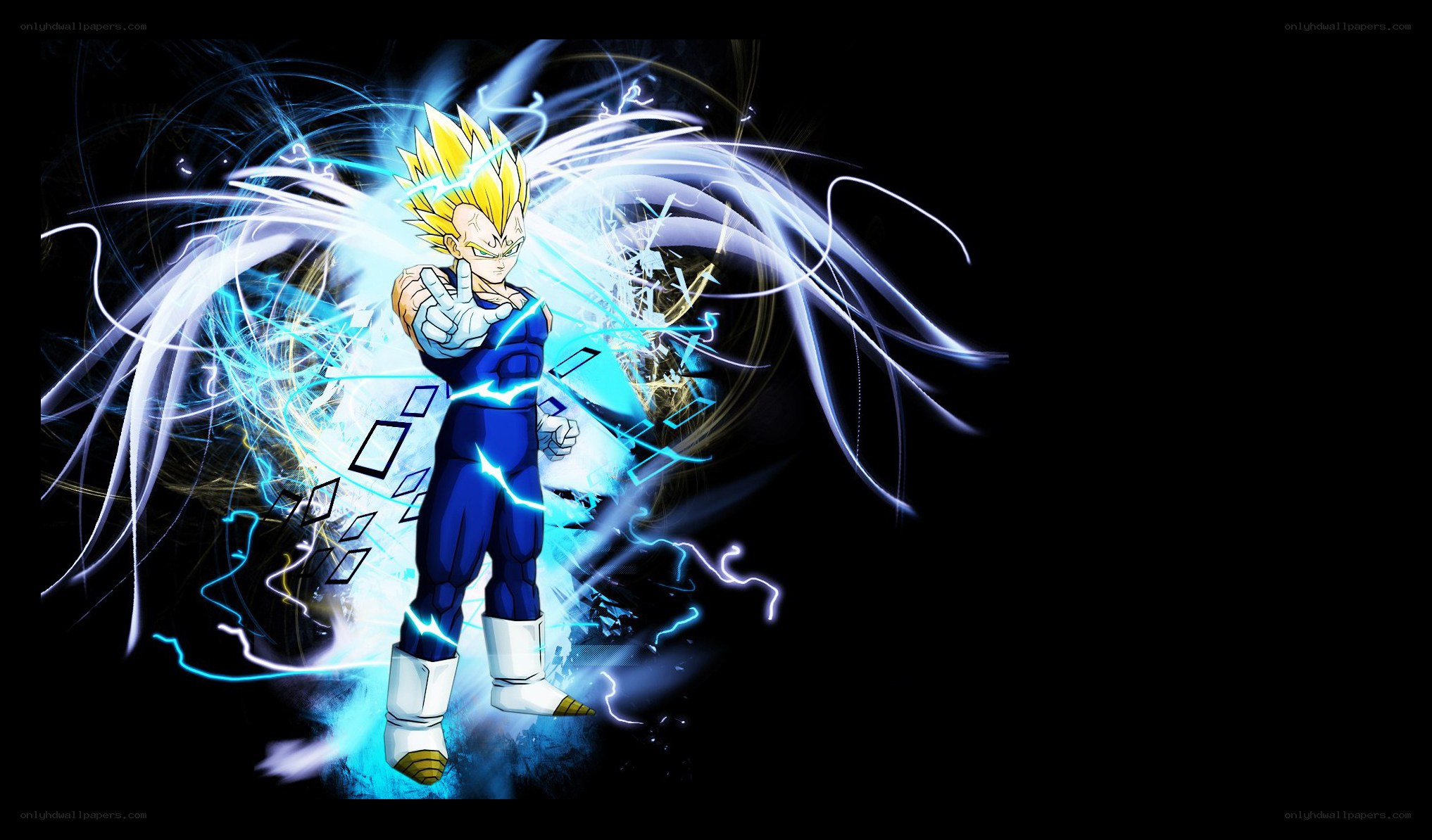 Vegeta in Super Saiyan form