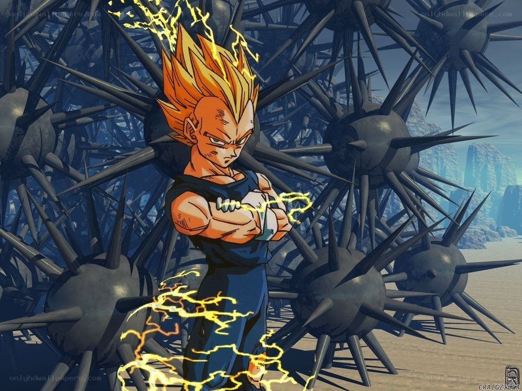 Vegeta in Super Saiyan form