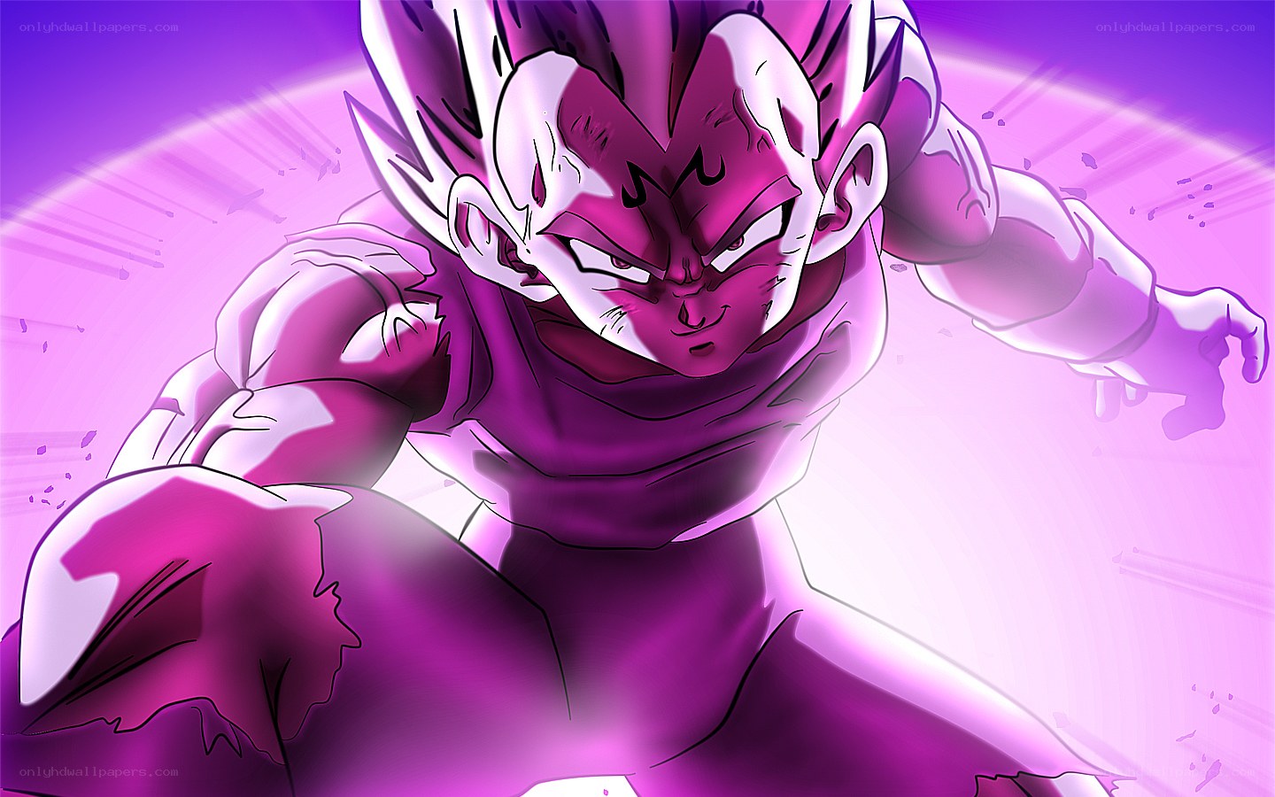 Vegeta in Super Saiyan form