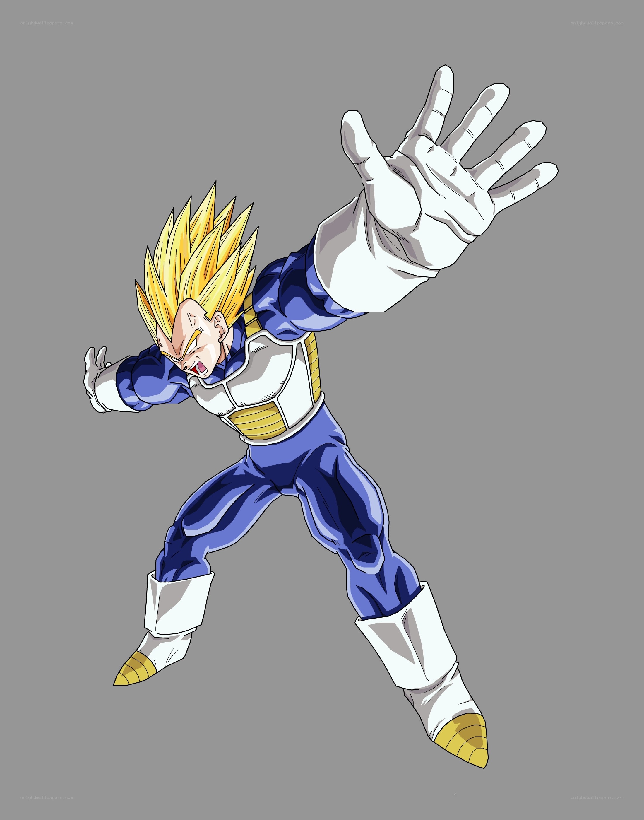 Vegeta in Super Saiyan form