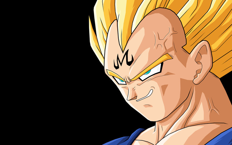 Vegeta in Super Saiyan form