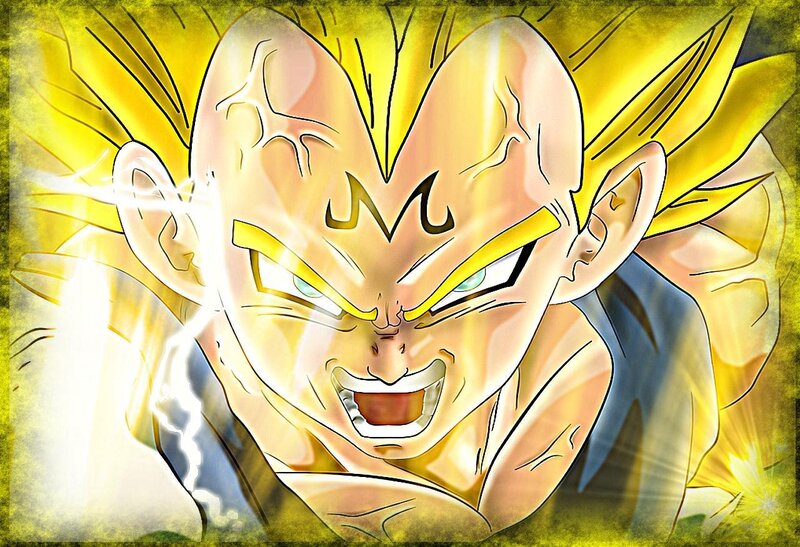 Vegeta in Super Saiyan form
