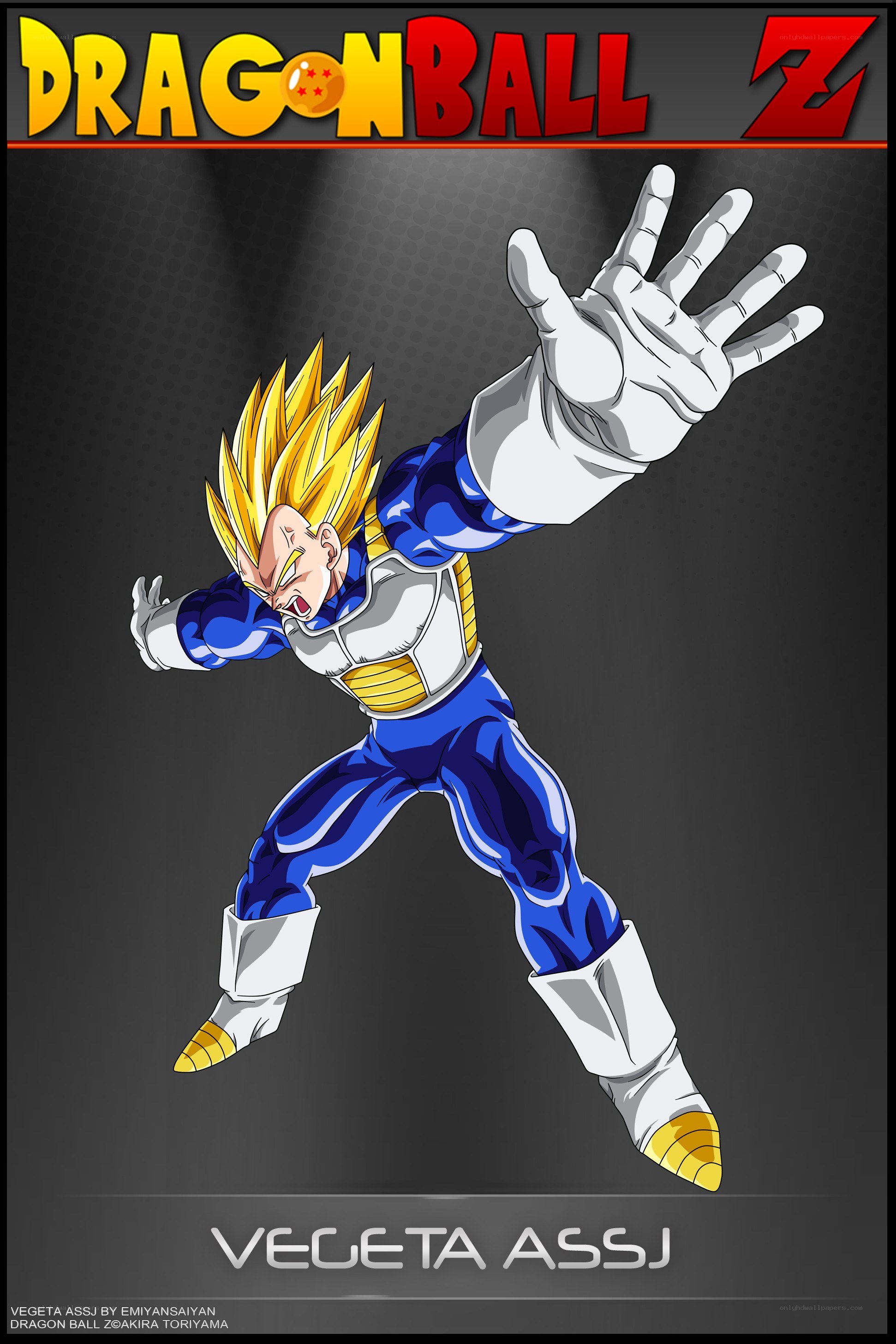 Vegeta in Super Saiyan form
