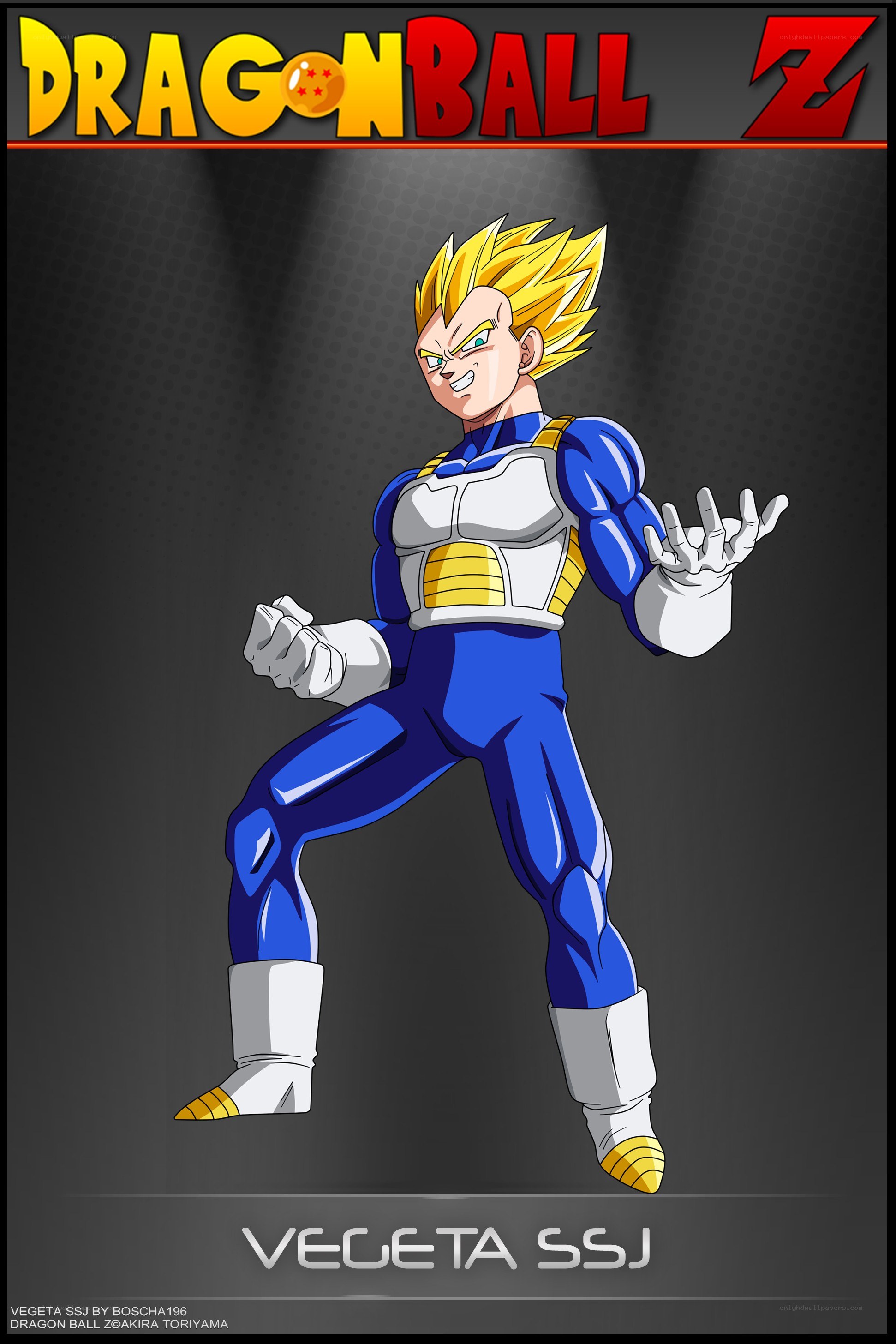 Vegeta in Super Saiyan form
