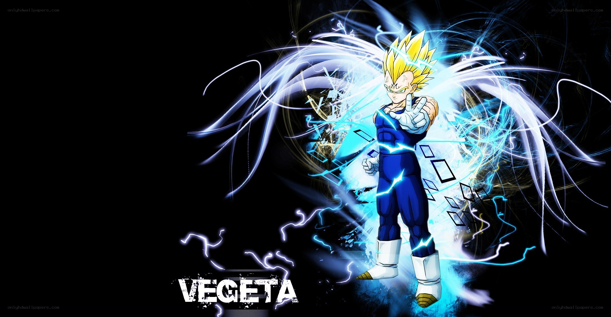 Vegeta in Super Saiyan form