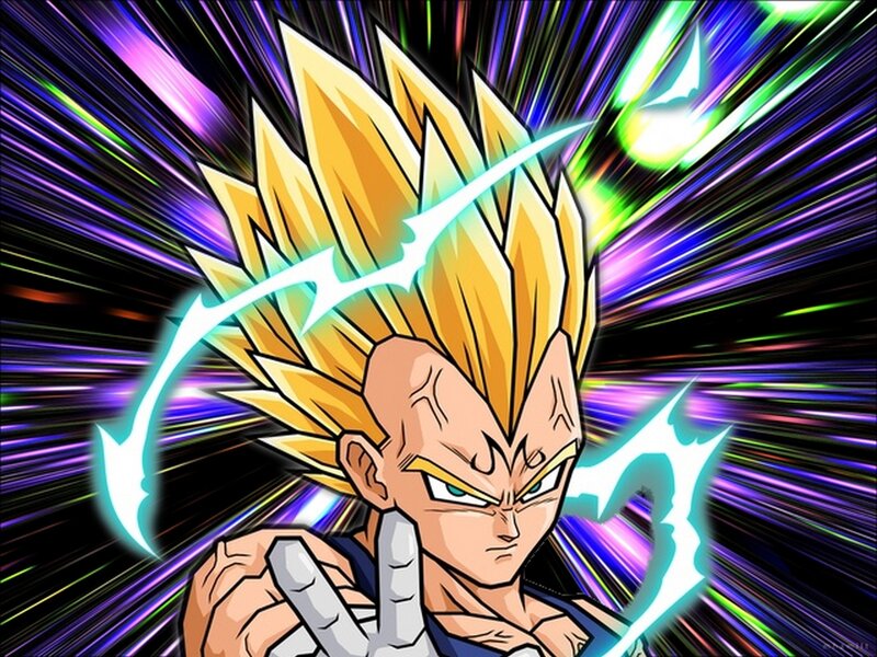 Vegeta in Super Saiyan form