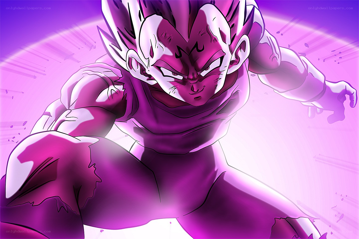 Vegeta in Super Saiyan form