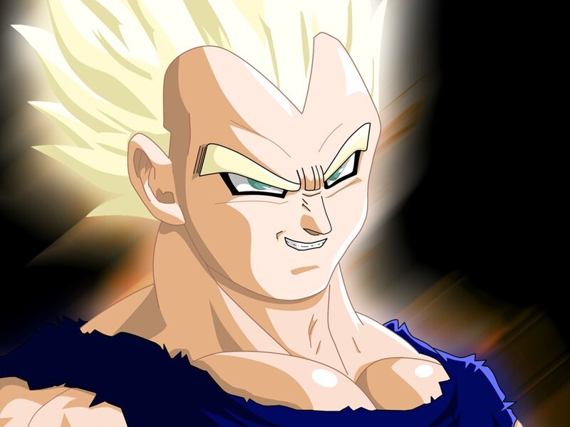 Vegeta in Super Saiyan form