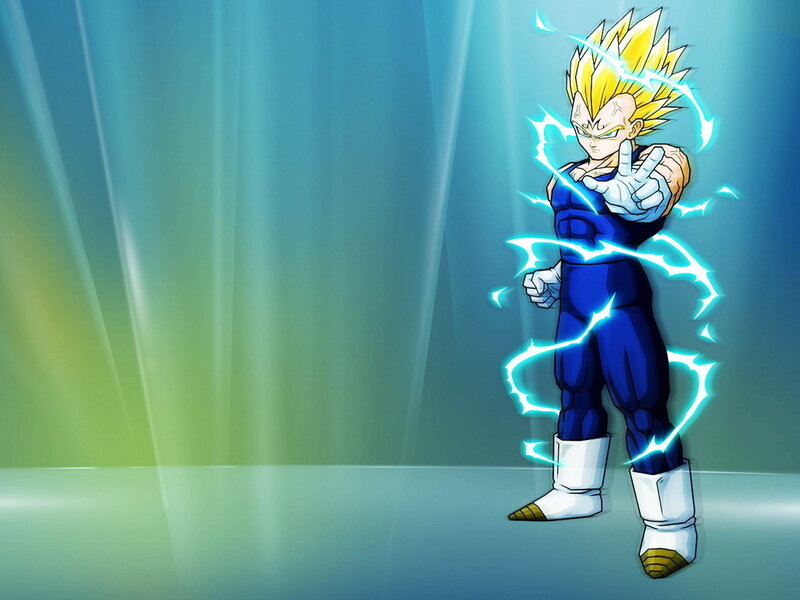 Vegeta in Super Saiyan form