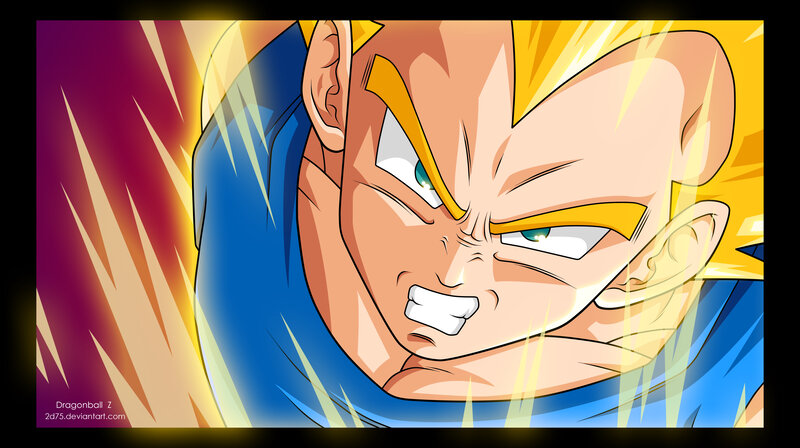 Vegeta in Super Saiyan form