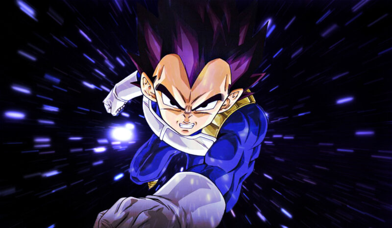 Vegeta in Super Saiyan form