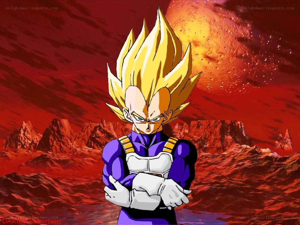 Vegeta in Super Saiyan form