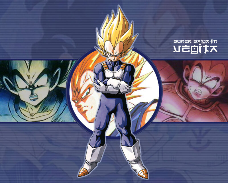 Vegeta in Super Saiyan Form — Blue, Dramatic, Anime, Super Saiyan, Battle Armor