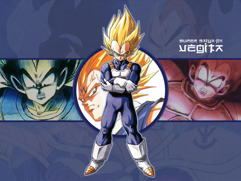 Vegeta in Super Saiyan Form — Blue, Dramatic, Anime, Super Saiyan