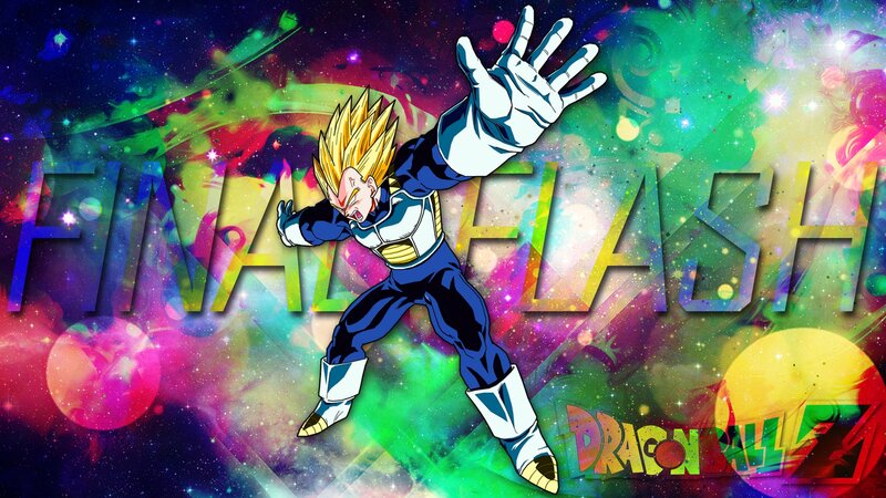 Vegeta in Super Saiyan Form — Green, Dramatic