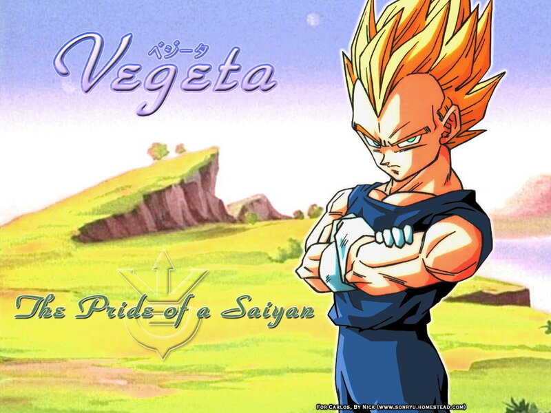 Vegeta in Super Saiyan Form — Green