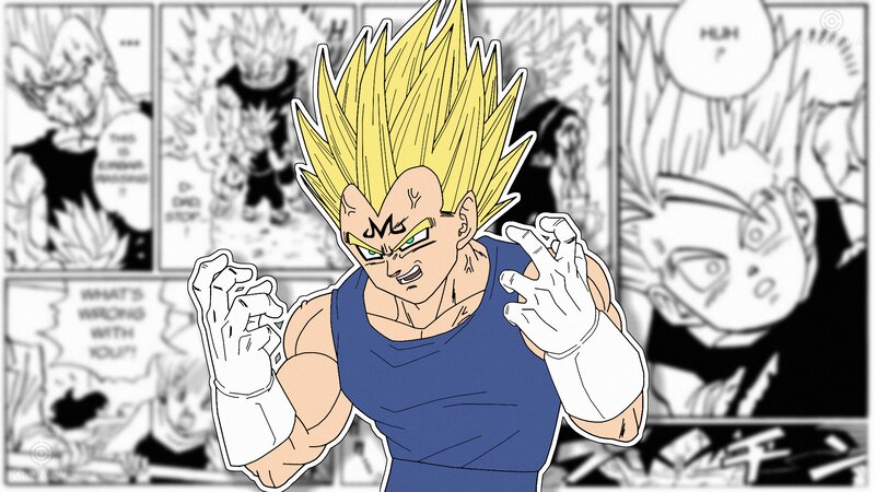 Vegeta in Super Saiyan Form — Yellow, Aggressive, Anime
