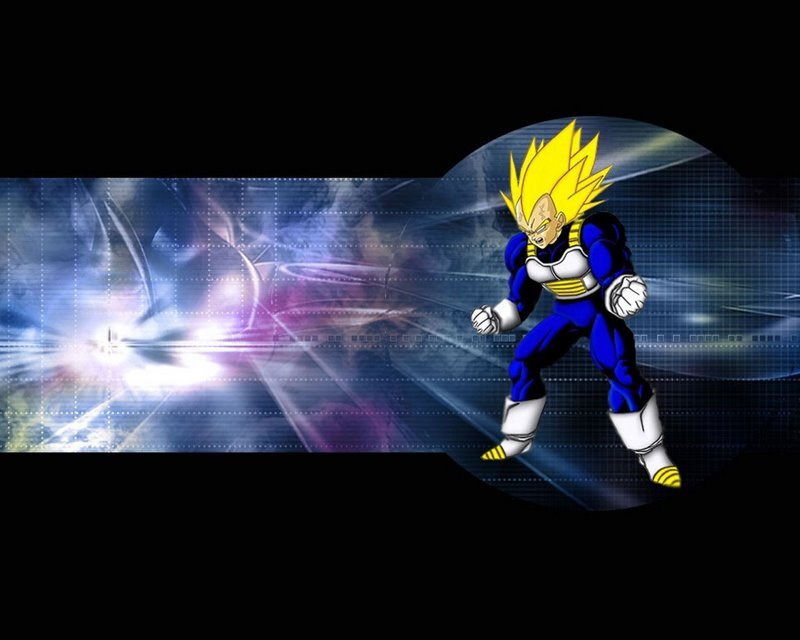 Vegeta in Super Saiyan Form — Yellow