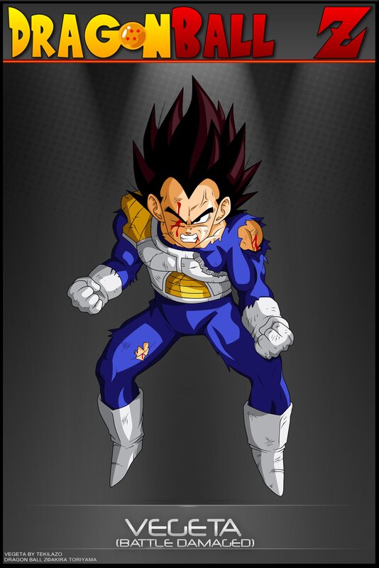 Vegeta with Battle Damage
