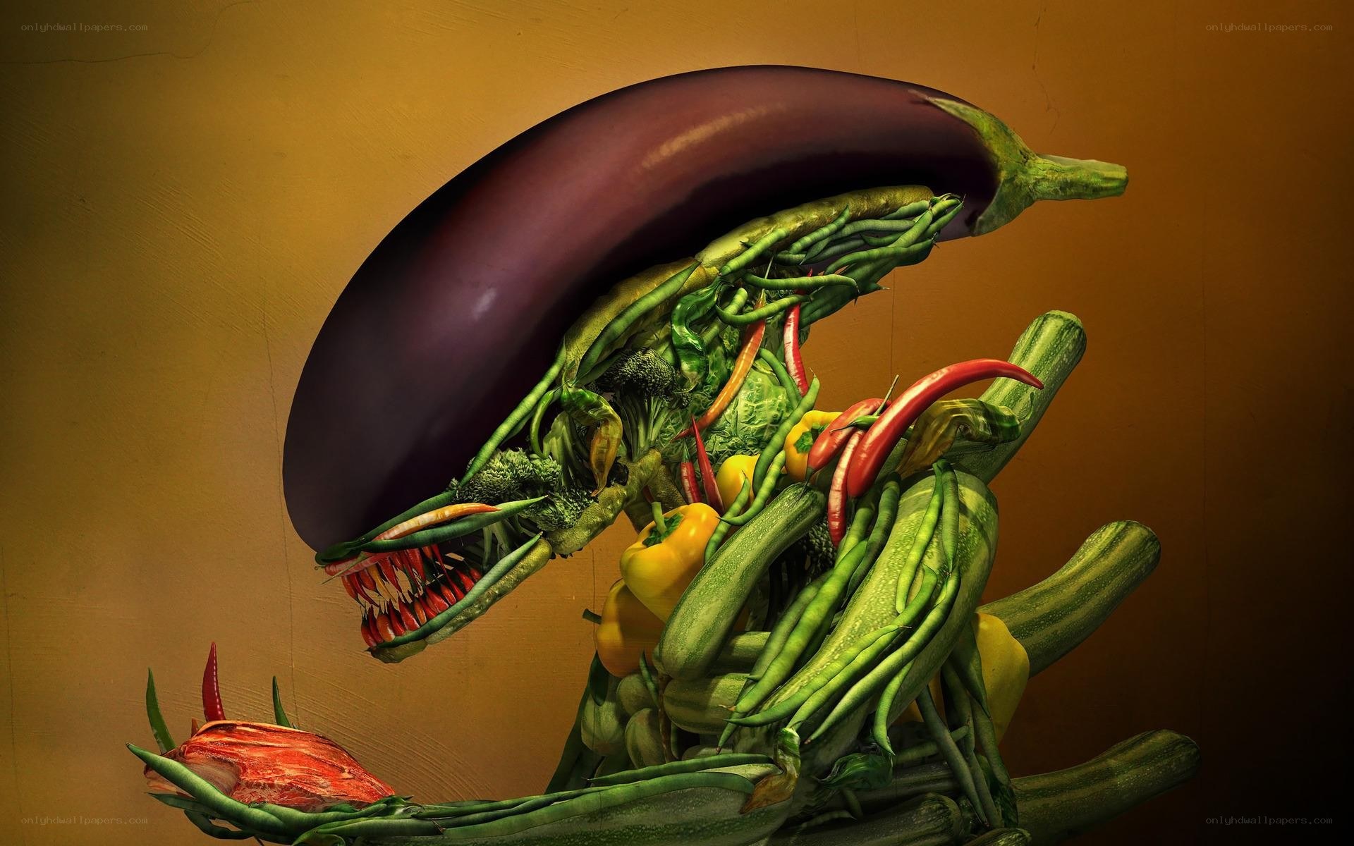 vegetable alien creature