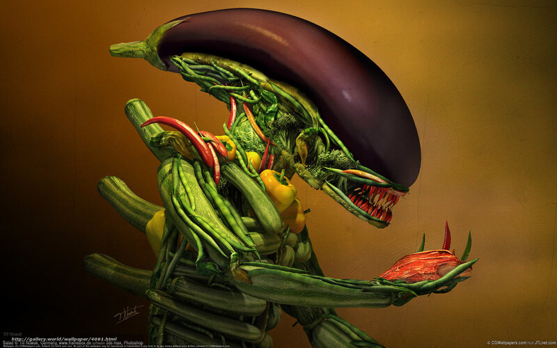 vegetable alien creature