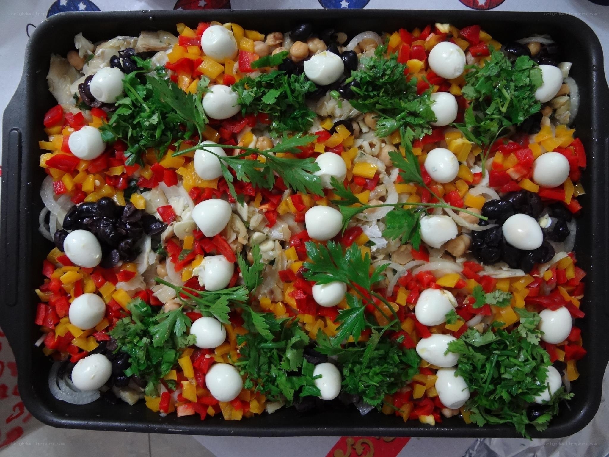 vegetable and egg bake