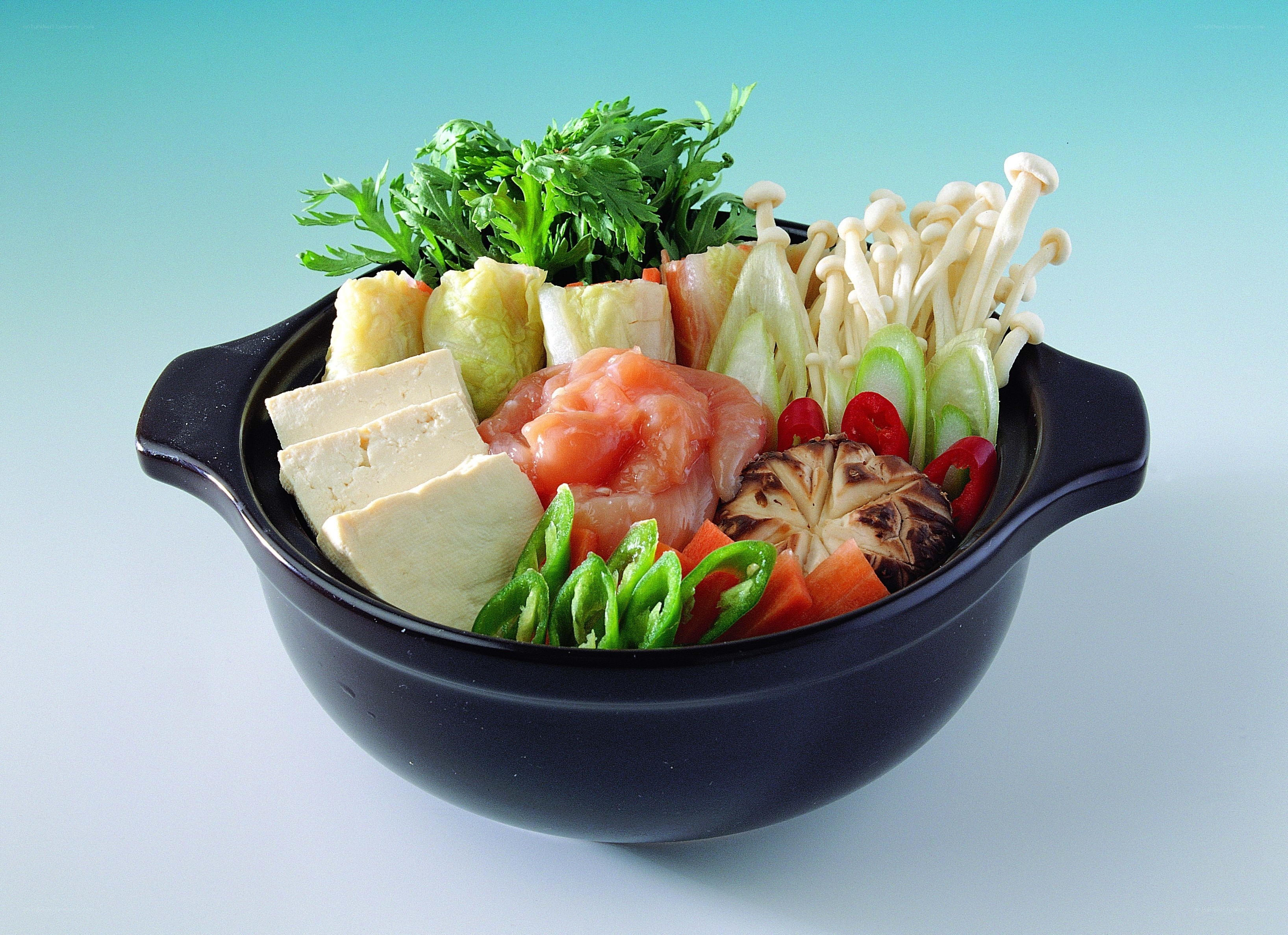 Vegetable and tofu hot pot