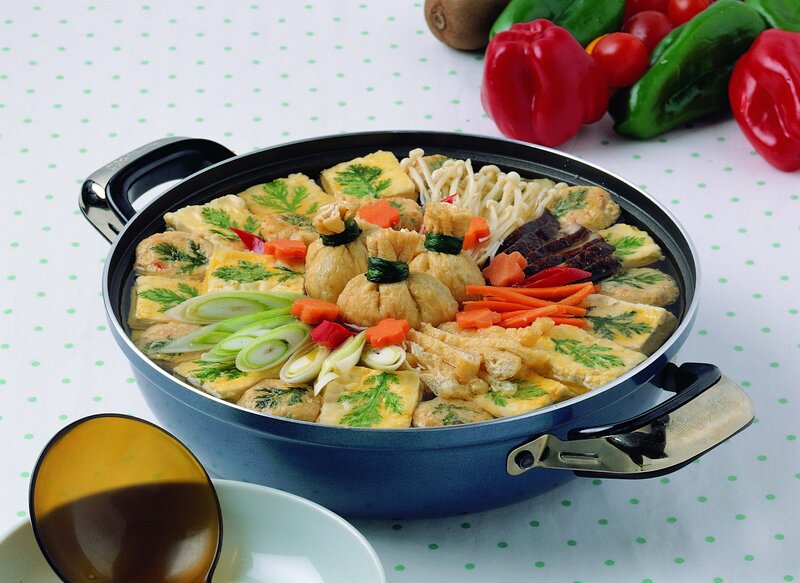 Vegetable hot pot with tofu