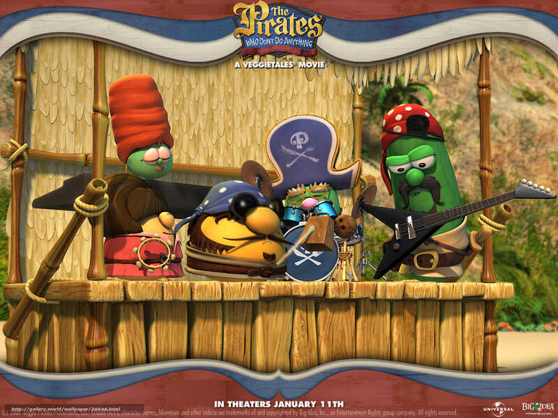 Vegetable Pirates on Stage