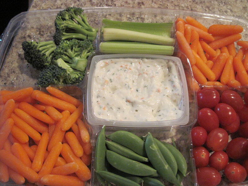 Vegetable Platter with Dip