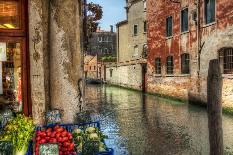 Vegetable Stand on Canal