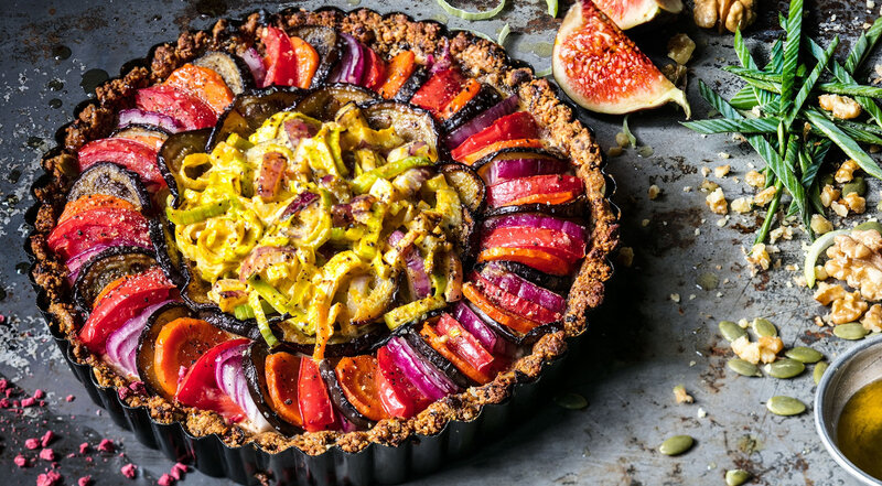 Vegetable Tart in Pan